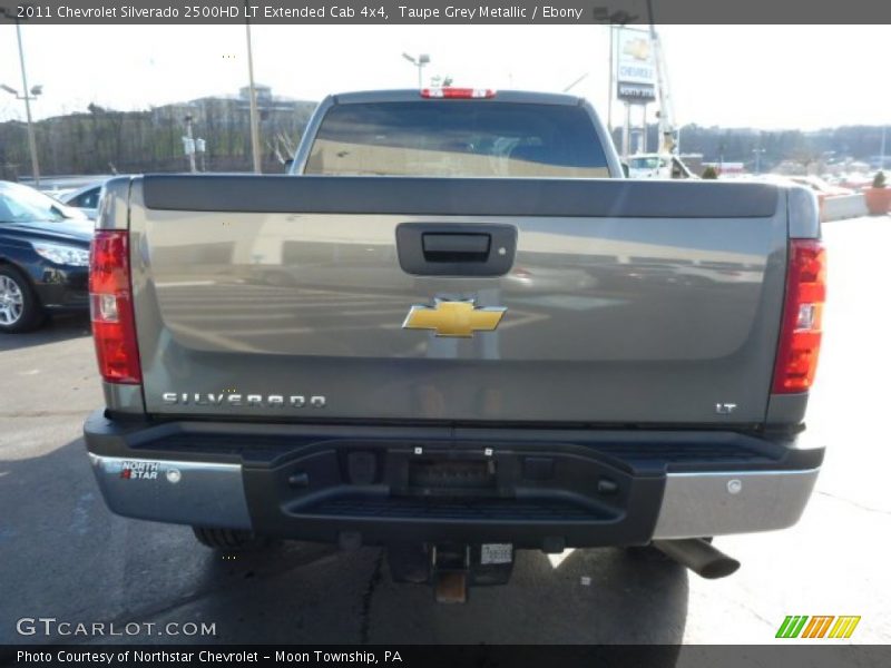 Taupe Grey Metallic / Ebony 2011 Chevrolet Silverado 2500HD LT Extended Cab 4x4