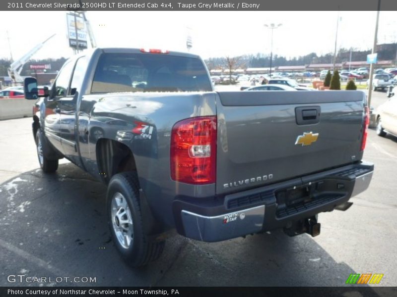 Taupe Grey Metallic / Ebony 2011 Chevrolet Silverado 2500HD LT Extended Cab 4x4