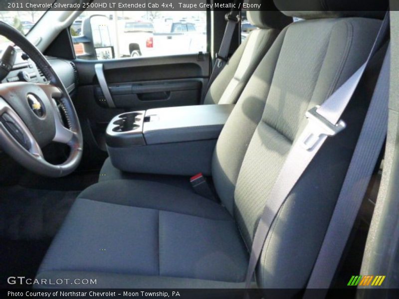 Taupe Grey Metallic / Ebony 2011 Chevrolet Silverado 2500HD LT Extended Cab 4x4