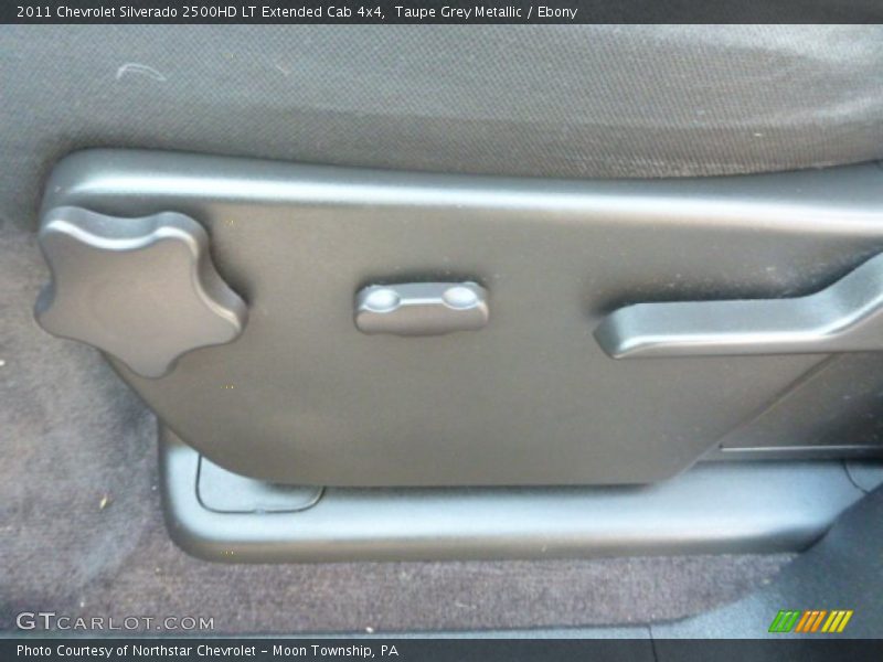 Taupe Grey Metallic / Ebony 2011 Chevrolet Silverado 2500HD LT Extended Cab 4x4
