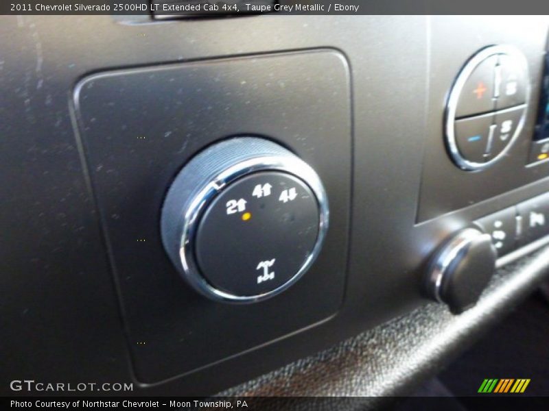 Taupe Grey Metallic / Ebony 2011 Chevrolet Silverado 2500HD LT Extended Cab 4x4