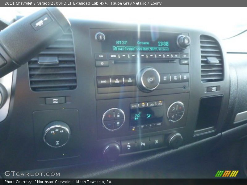 Taupe Grey Metallic / Ebony 2011 Chevrolet Silverado 2500HD LT Extended Cab 4x4