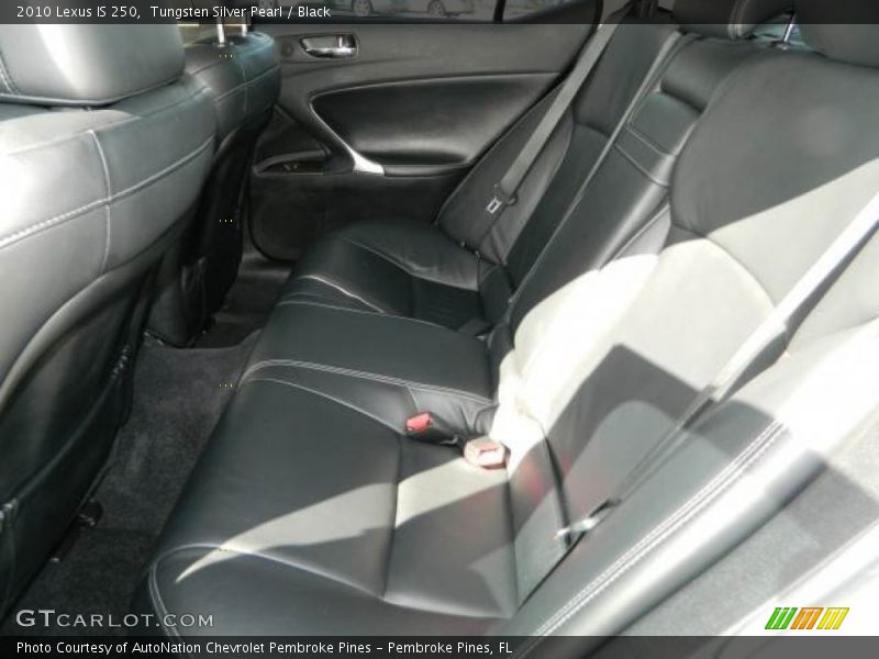 Tungsten Silver Pearl / Black 2010 Lexus IS 250