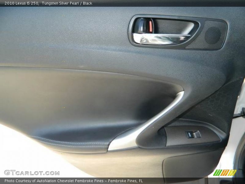 Tungsten Silver Pearl / Black 2010 Lexus IS 250