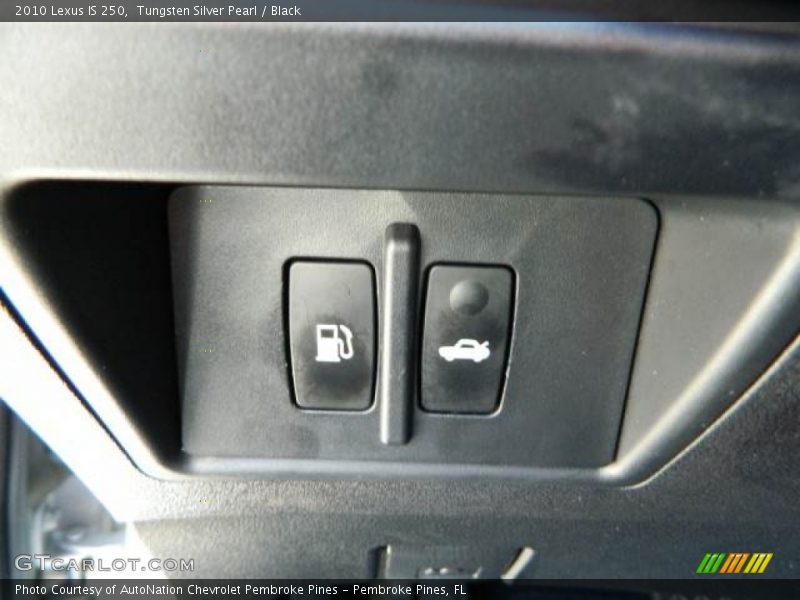 Tungsten Silver Pearl / Black 2010 Lexus IS 250