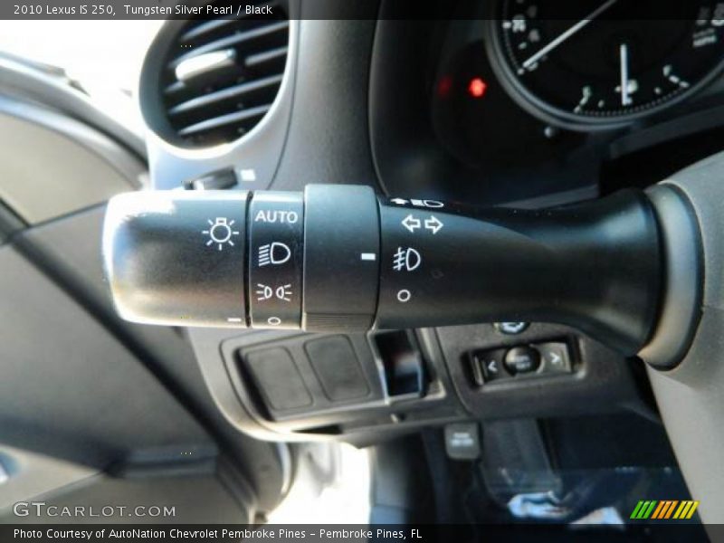 Tungsten Silver Pearl / Black 2010 Lexus IS 250