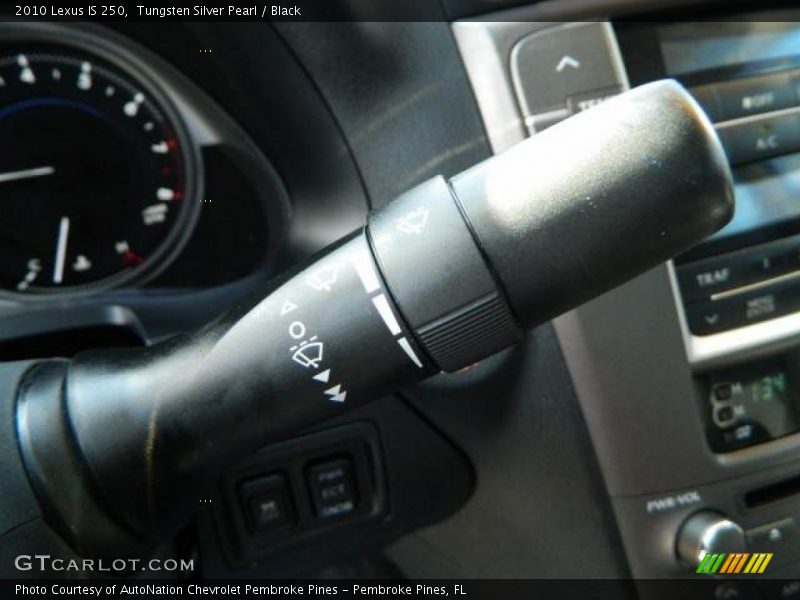 Tungsten Silver Pearl / Black 2010 Lexus IS 250