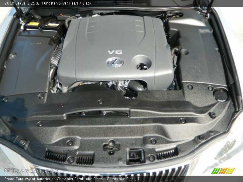 Tungsten Silver Pearl / Black 2010 Lexus IS 250