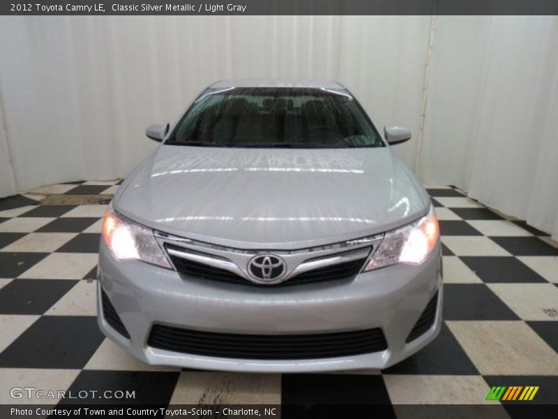 Classic Silver Metallic / Light Gray 2012 Toyota Camry LE
