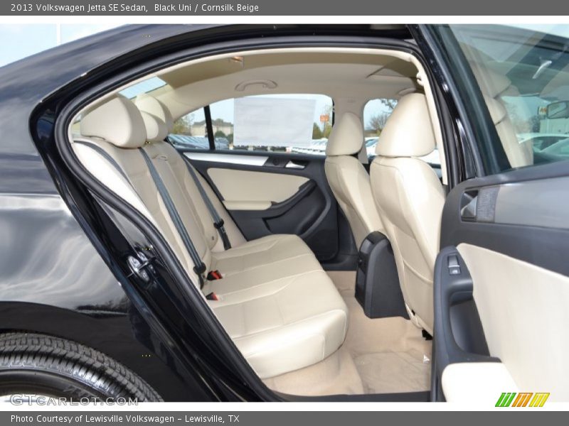Black Uni / Cornsilk Beige 2013 Volkswagen Jetta SE Sedan