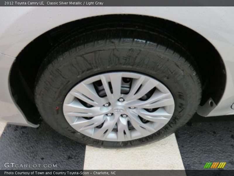 Classic Silver Metallic / Light Gray 2012 Toyota Camry LE