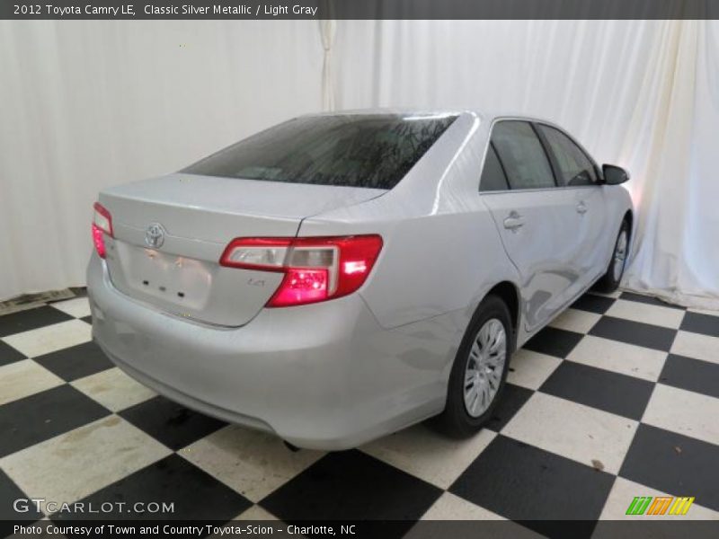 Classic Silver Metallic / Light Gray 2012 Toyota Camry LE