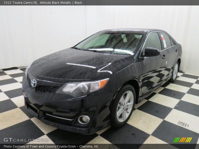 Attitude Black Metallic / Black 2012 Toyota Camry SE