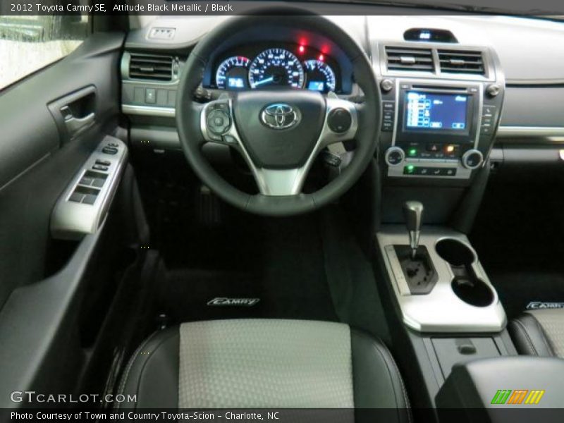 Attitude Black Metallic / Black 2012 Toyota Camry SE