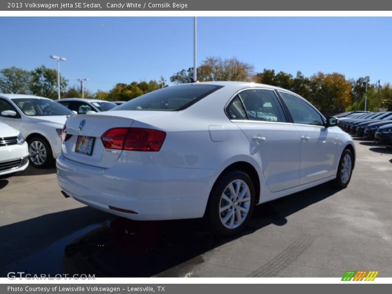 Candy White / Cornsilk Beige 2013 Volkswagen Jetta SE Sedan