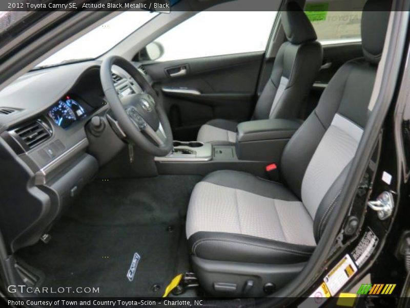 Attitude Black Metallic / Black 2012 Toyota Camry SE