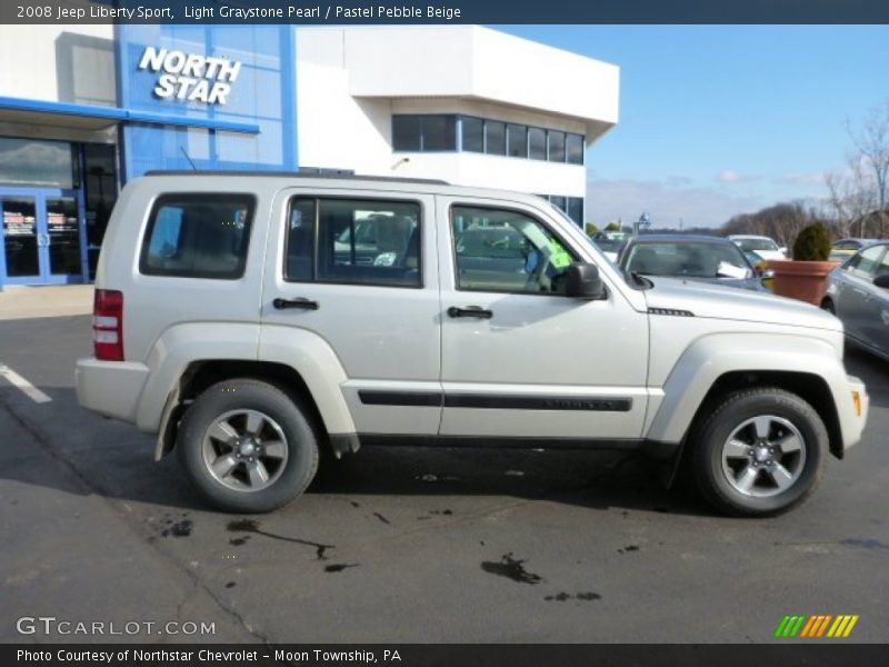 Light Graystone Pearl / Pastel Pebble Beige 2008 Jeep Liberty Sport