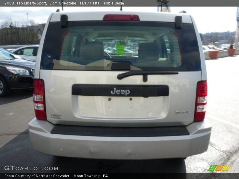 Light Graystone Pearl / Pastel Pebble Beige 2008 Jeep Liberty Sport