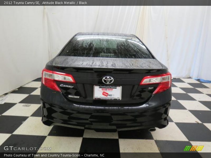 Attitude Black Metallic / Black 2012 Toyota Camry SE