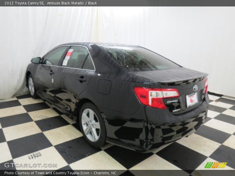 Attitude Black Metallic / Black 2012 Toyota Camry SE