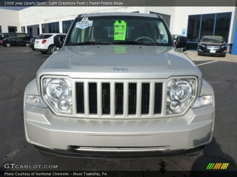 Light Graystone Pearl / Pastel Pebble Beige 2008 Jeep Liberty Sport