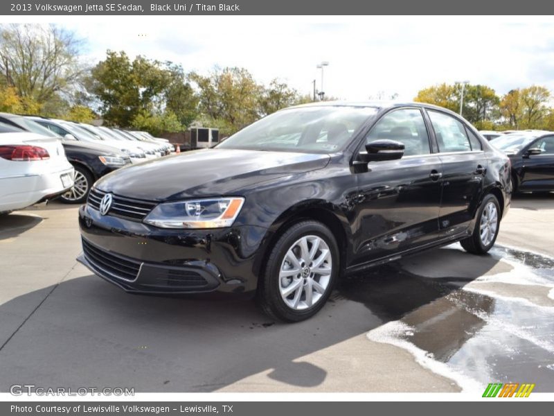 Black Uni / Titan Black 2013 Volkswagen Jetta SE Sedan
