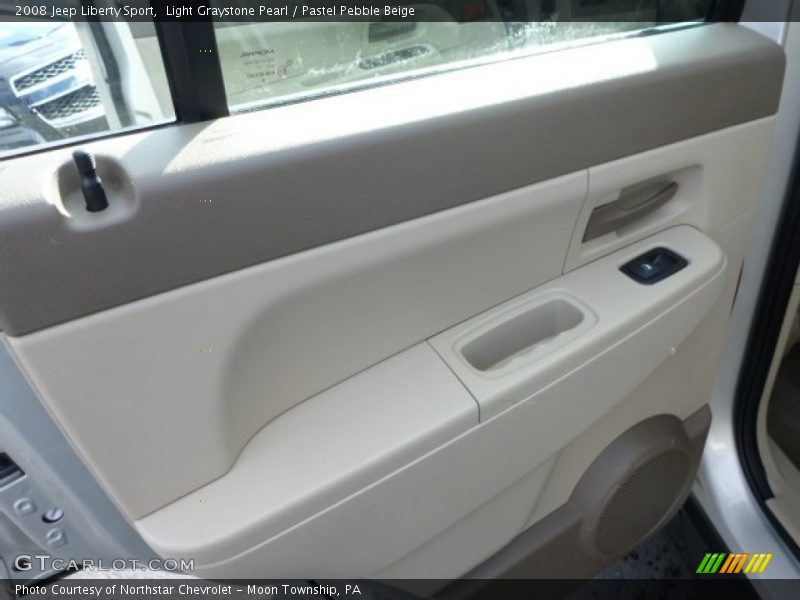 Light Graystone Pearl / Pastel Pebble Beige 2008 Jeep Liberty Sport