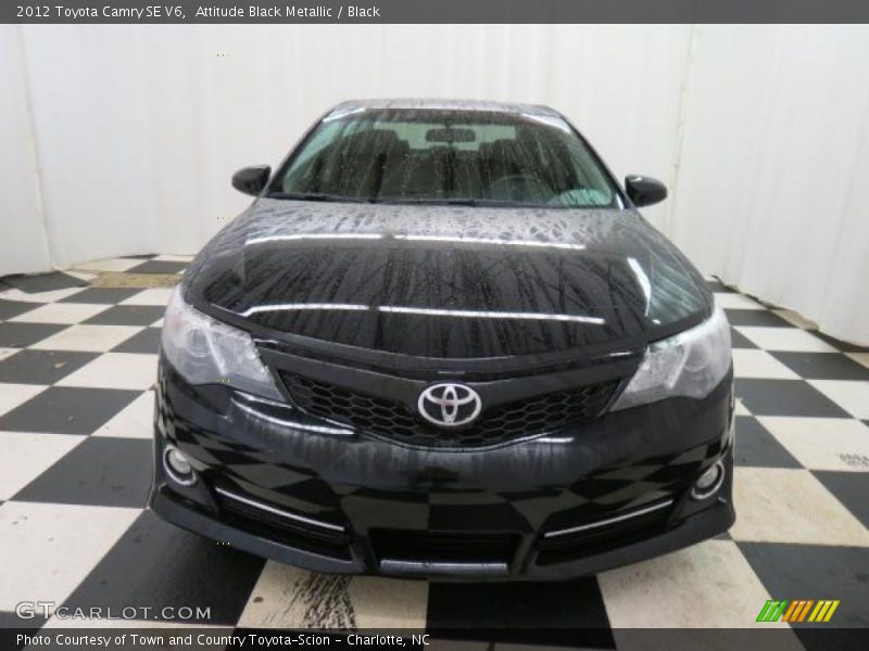 Attitude Black Metallic / Black 2012 Toyota Camry SE V6