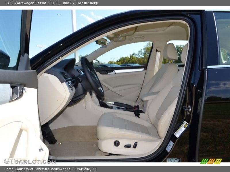 Black / Cornsilk Beige 2013 Volkswagen Passat 2.5L SE