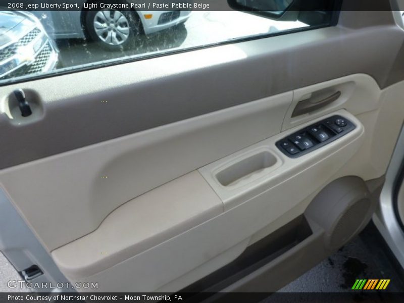 Light Graystone Pearl / Pastel Pebble Beige 2008 Jeep Liberty Sport