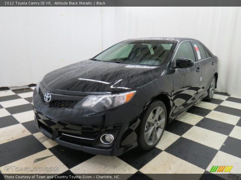 Attitude Black Metallic / Black 2012 Toyota Camry SE V6