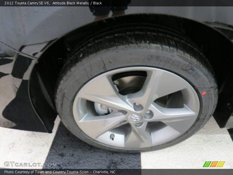 Attitude Black Metallic / Black 2012 Toyota Camry SE V6