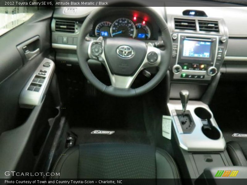 Attitude Black Metallic / Black 2012 Toyota Camry SE V6