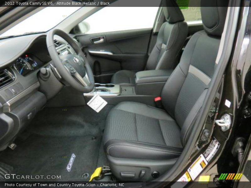 Attitude Black Metallic / Black 2012 Toyota Camry SE V6