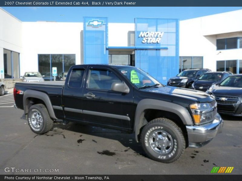 Black / Very Dark Pewter 2007 Chevrolet Colorado LT Extended Cab 4x4