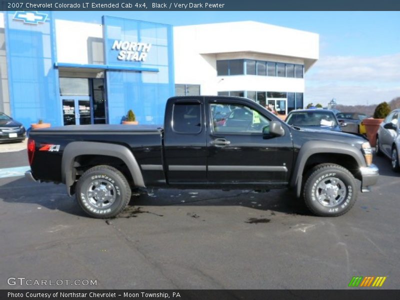 Black / Very Dark Pewter 2007 Chevrolet Colorado LT Extended Cab 4x4
