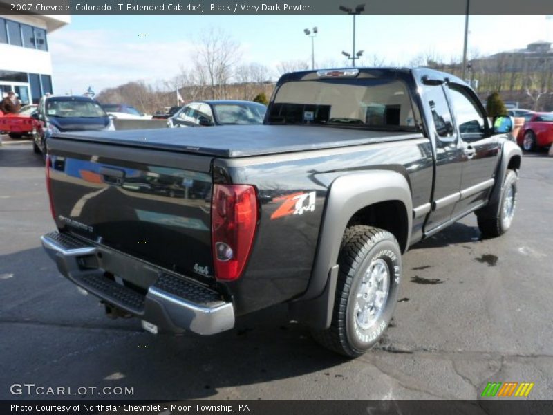 Black / Very Dark Pewter 2007 Chevrolet Colorado LT Extended Cab 4x4