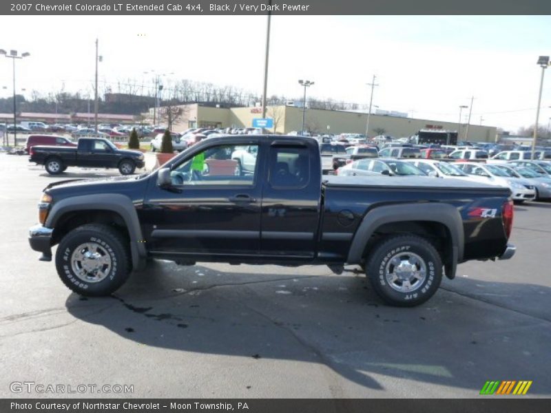 Black / Very Dark Pewter 2007 Chevrolet Colorado LT Extended Cab 4x4