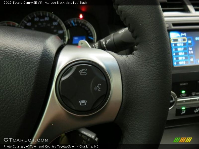 Attitude Black Metallic / Black 2012 Toyota Camry SE V6