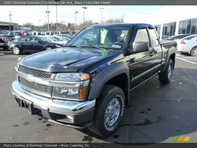 Black / Very Dark Pewter 2007 Chevrolet Colorado LT Extended Cab 4x4