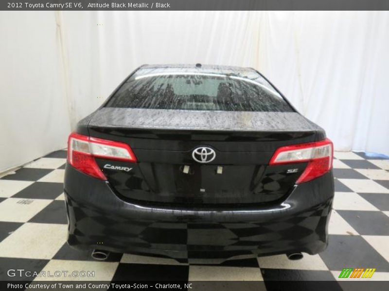 Attitude Black Metallic / Black 2012 Toyota Camry SE V6