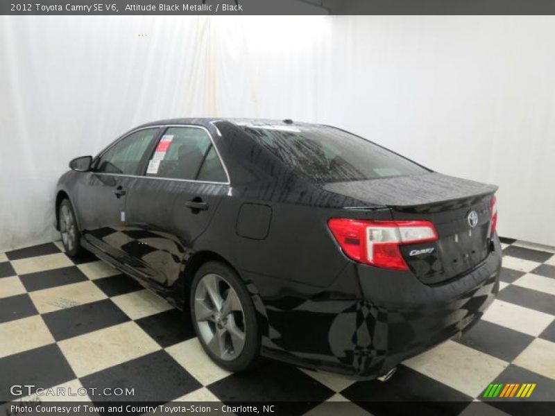 Attitude Black Metallic / Black 2012 Toyota Camry SE V6