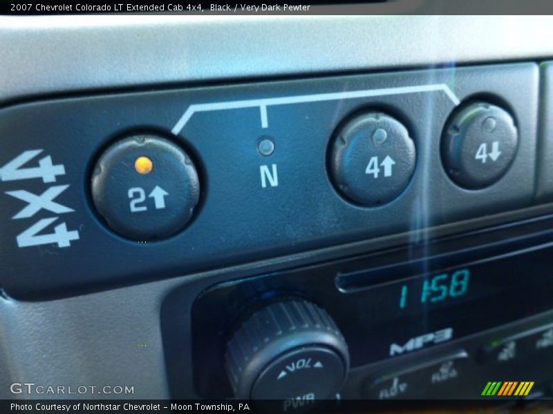 Black / Very Dark Pewter 2007 Chevrolet Colorado LT Extended Cab 4x4