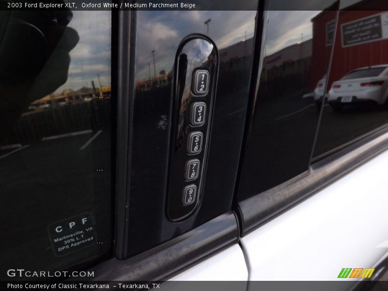 Oxford White / Medium Parchment Beige 2003 Ford Explorer XLT