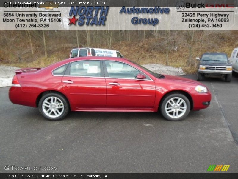 Crystal Red Tintcoat / Neutral 2013 Chevrolet Impala LTZ