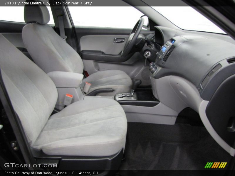 Black Noir Pearl / Gray 2010 Hyundai Elantra GLS