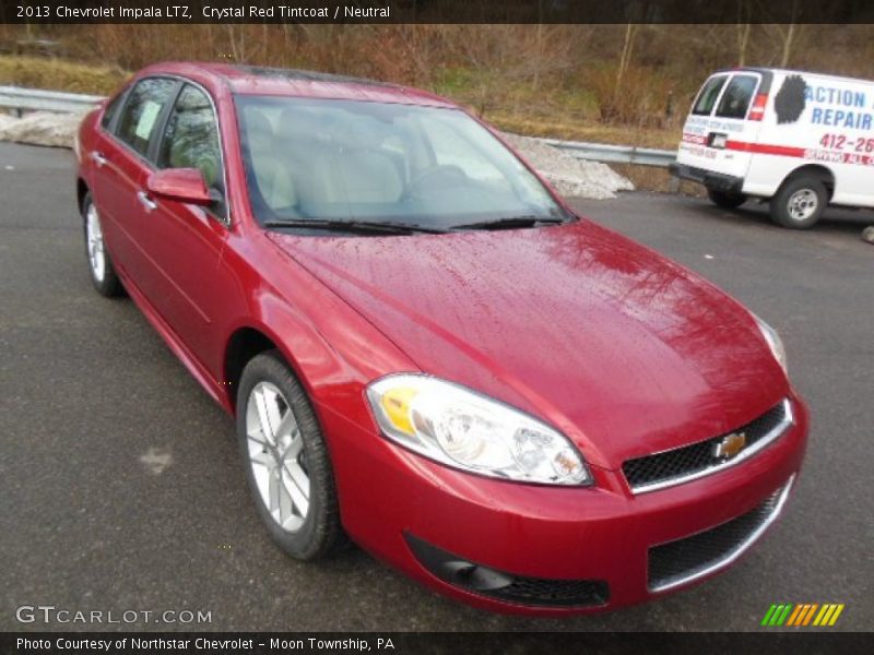 Crystal Red Tintcoat / Neutral 2013 Chevrolet Impala LTZ