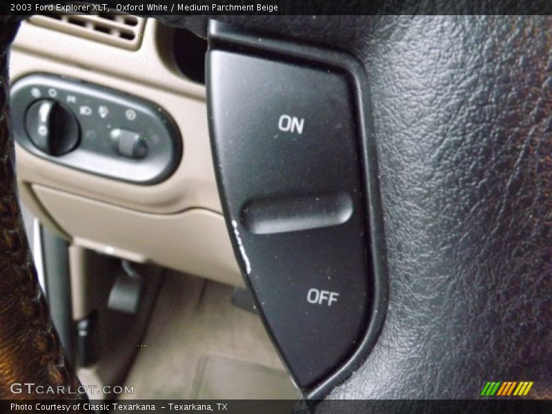 Oxford White / Medium Parchment Beige 2003 Ford Explorer XLT
