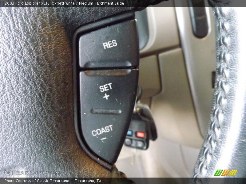 Oxford White / Medium Parchment Beige 2003 Ford Explorer XLT