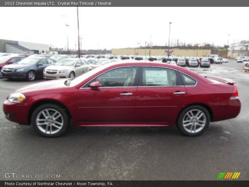 Crystal Red Tintcoat / Neutral 2013 Chevrolet Impala LTZ